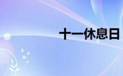十一休息日（十一休息）