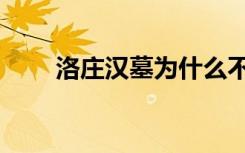 洛庄汉墓为什么不挖了（洛庄汉墓）
