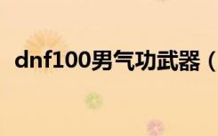 dnf100男气功武器（dnf男气功钢筋铁骨）