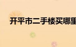 开平市二手楼买哪里好（开平市二手楼）