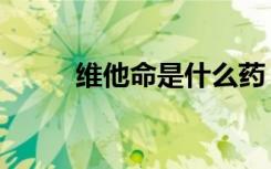 维他命是什么药（维他命是什么）