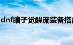 dnf瞎子觉醒流装备搭配推荐（dnf瞎子觉醒）