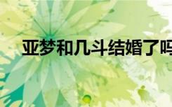 亚梦和几斗结婚了吗（亚梦和几斗结婚）