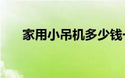 家用小吊机多少钱一台（家用小吊机）