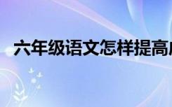 六年级语文怎样提高成绩（怎样提高成绩）