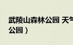 武陵山森林公园 天气预报（武陵山国家森林公园）