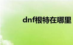 dnf根特在哪里（dnf根特东门）