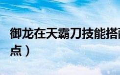 御龙在天霸刀技能搭配（御龙在天霸刀属性加点）