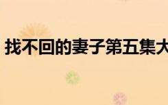 找不回的妻子第五集大结局（找不回的妻子）