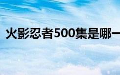 火影忍者500集是哪一年（火影忍者500集）