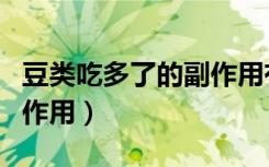 豆类吃多了的副作用有哪些（豆类吃多了的副作用）