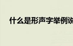 什么是形声字举例说明（什么是形声字）