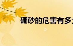 硼砂的危害有多大（硼砂的危害）