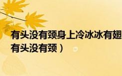 有头没有颈身上冷冰冰有翅不能飞无脚也能行谜底是什么（有头没有颈）
