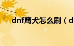 dnf鹰犬怎么刷（dnf异界鹰犬怎么打）