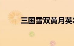 三国雪双黄月英怎么用（三国雪）