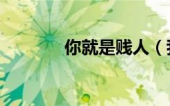 你就是贱人（我贱就是你贱）