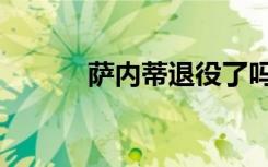 萨内蒂退役了吗（萨内蒂退役）