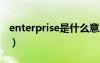 enterprise是什么意思（enterpriseedition）