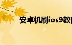 安卓机刷ios9教程（i917刷安卓）