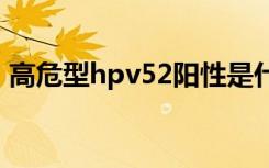 高危型hpv52阳性是什么意思（高危型hpv）