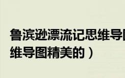 鲁滨逊漂流记思维导图图画（鲁滨逊漂流记思维导图精美的）