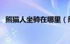 熊猫人坐骑在哪里（熊猫人的坐骑在哪买）