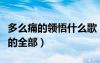 多么痛的领悟什么歌（多么痛的领悟你曾是我的全部）