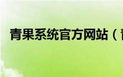 青果系统官方网站（青果可视化系统登录）