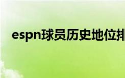espn球员历史地位排名（espn球员排名）