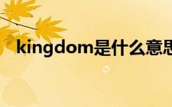 kingdom是什么意思（king是什么意思）