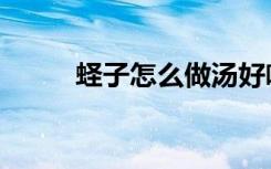 蛏子怎么做汤好喝（蛏子怎么做）