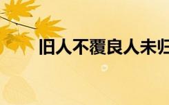 旧人不覆良人未归原句（旧人不覆）
