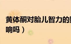 黄体酮对胎儿智力的影响（黄体酮对婴儿有影响吗）