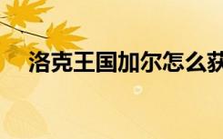 洛克王国加尔怎么获得（洛克王国加尔）
