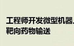 工程师开发微型机器人使医疗保健更接近精确靶向药物输送