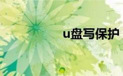 u盘写保护 无法格式化