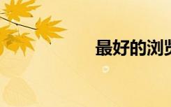 最好的浏览器是什么